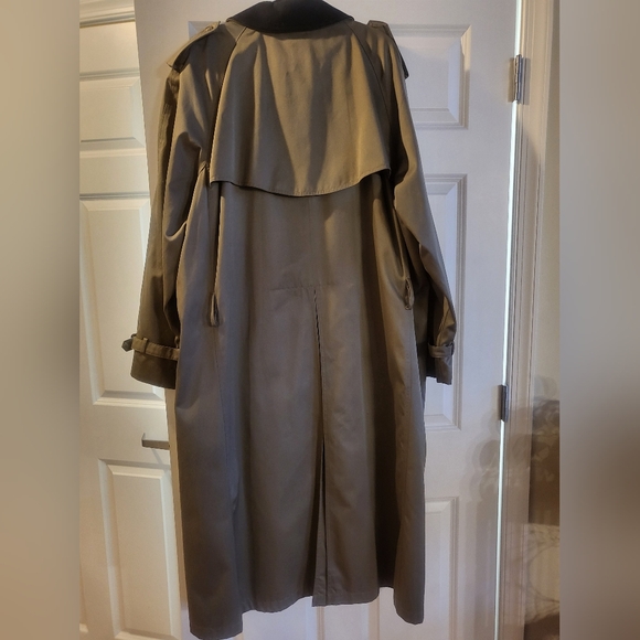 Ralph Lauren Trench Coat Men's 46 Long Removable Wool Lining Belted - Picture 5 of 15